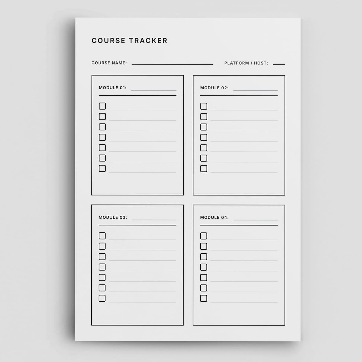course progress tracker Hero