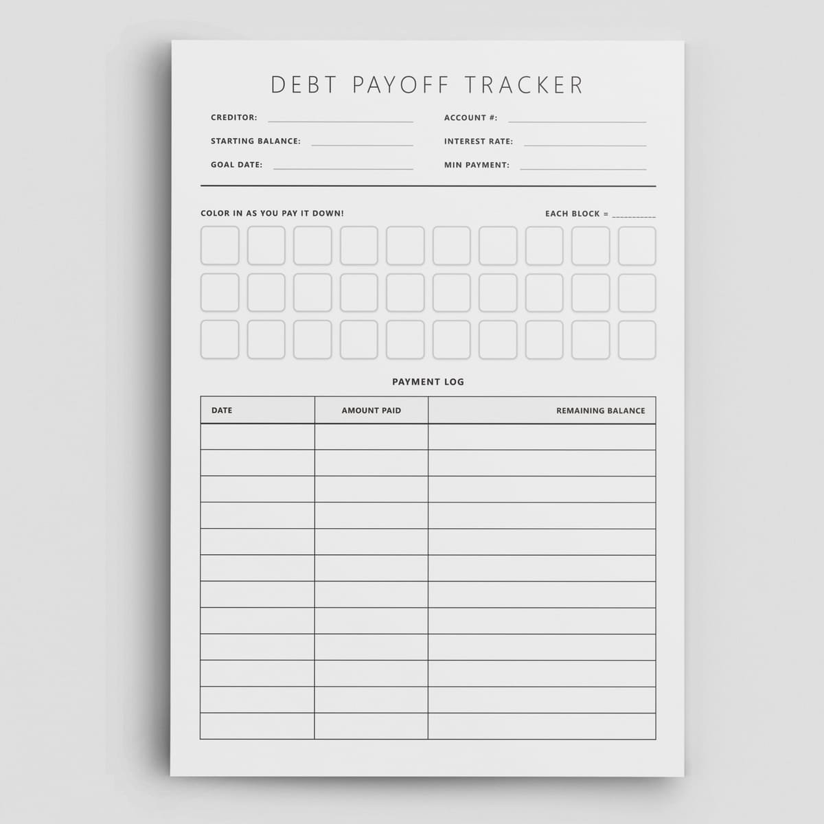 Debt Payoff Tracker Hero