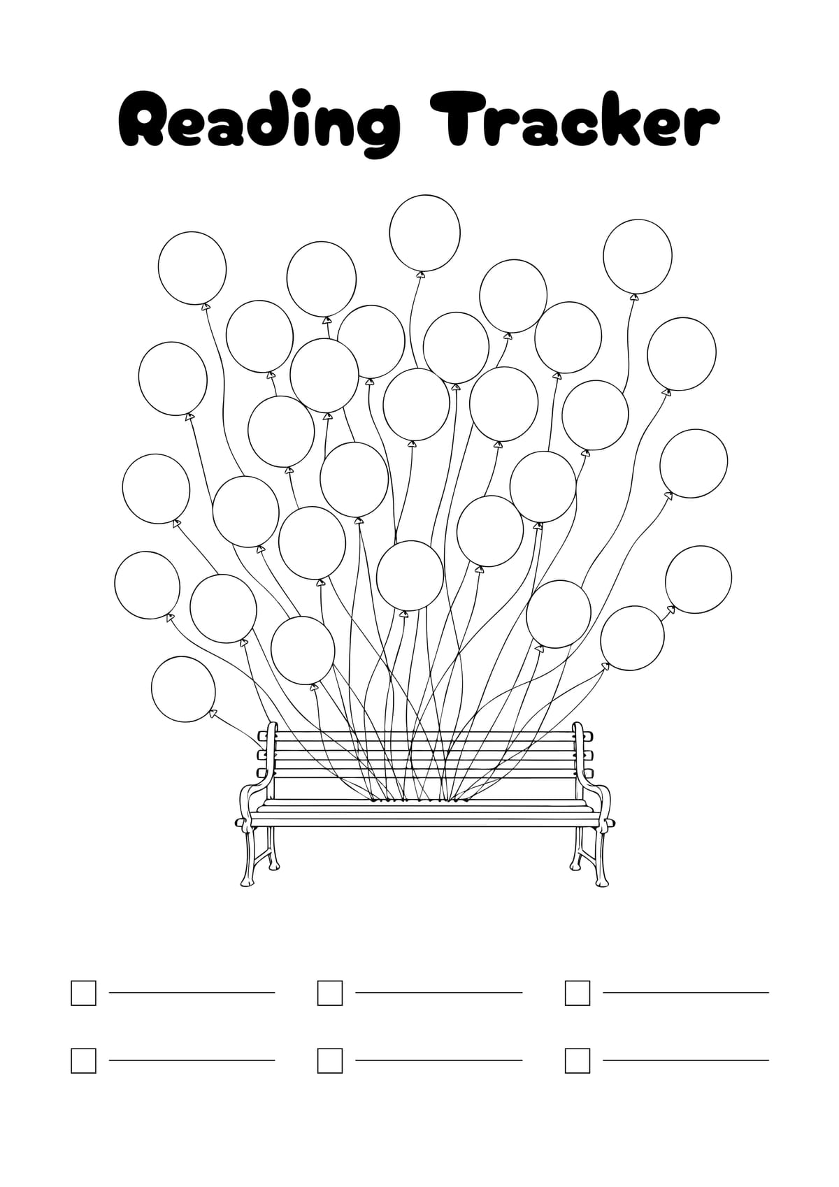 Book Reading Log Layout