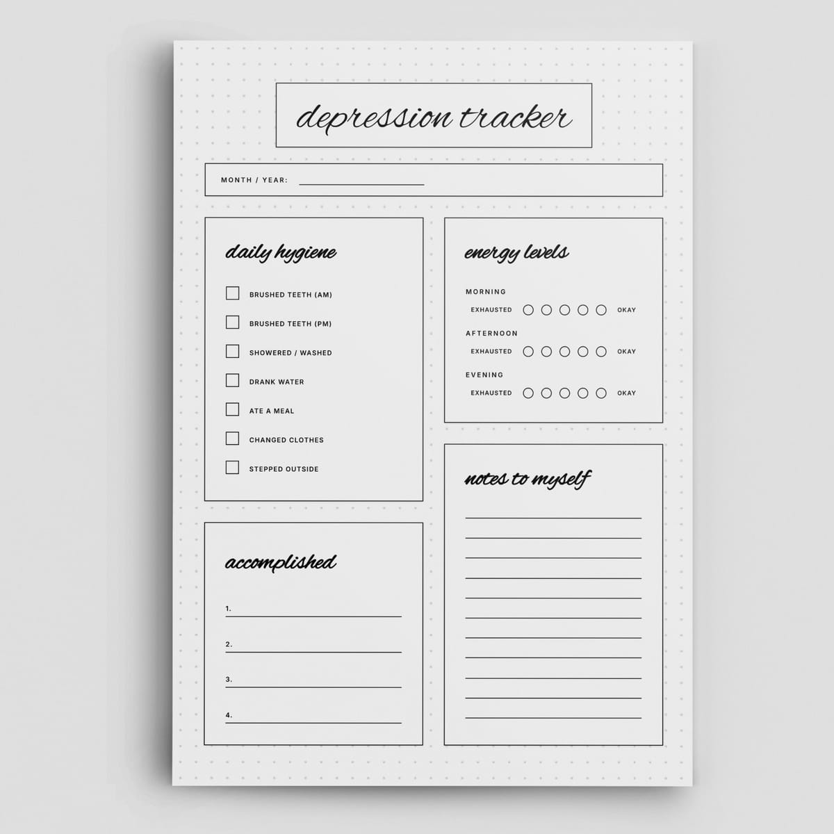 depression tracker Hero