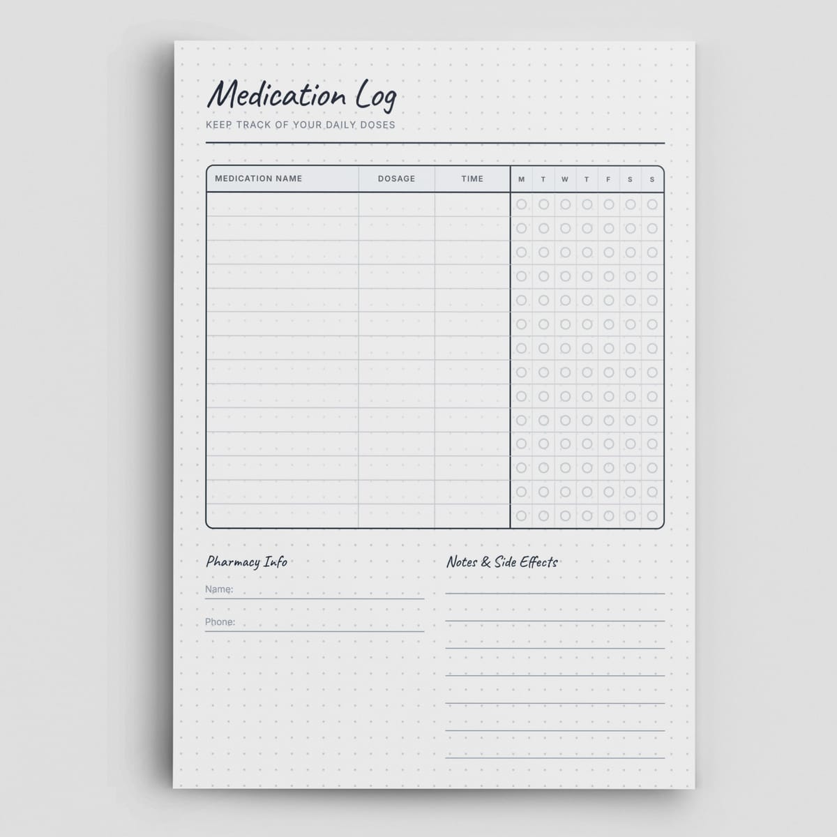 Medication Log Hero
