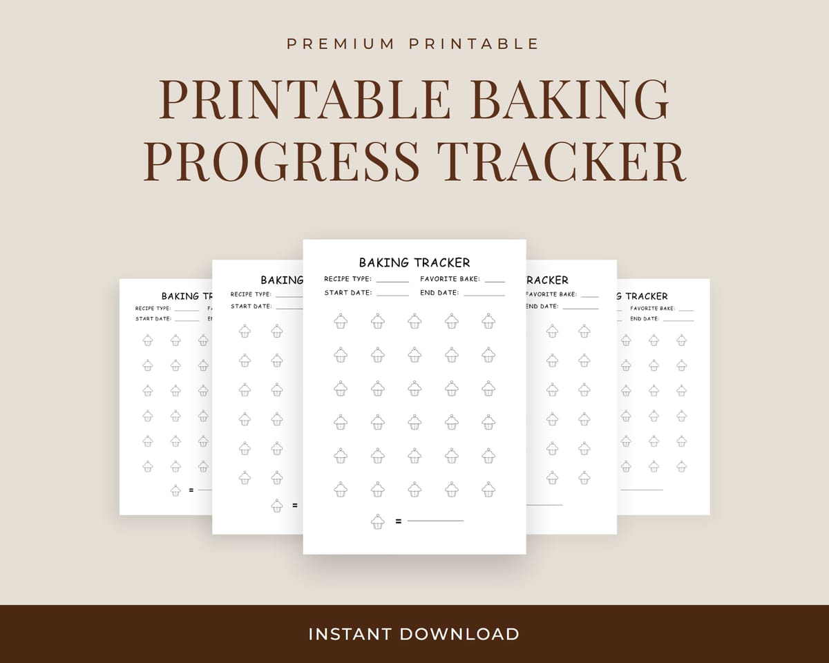 Baking Progress Tracker Hero