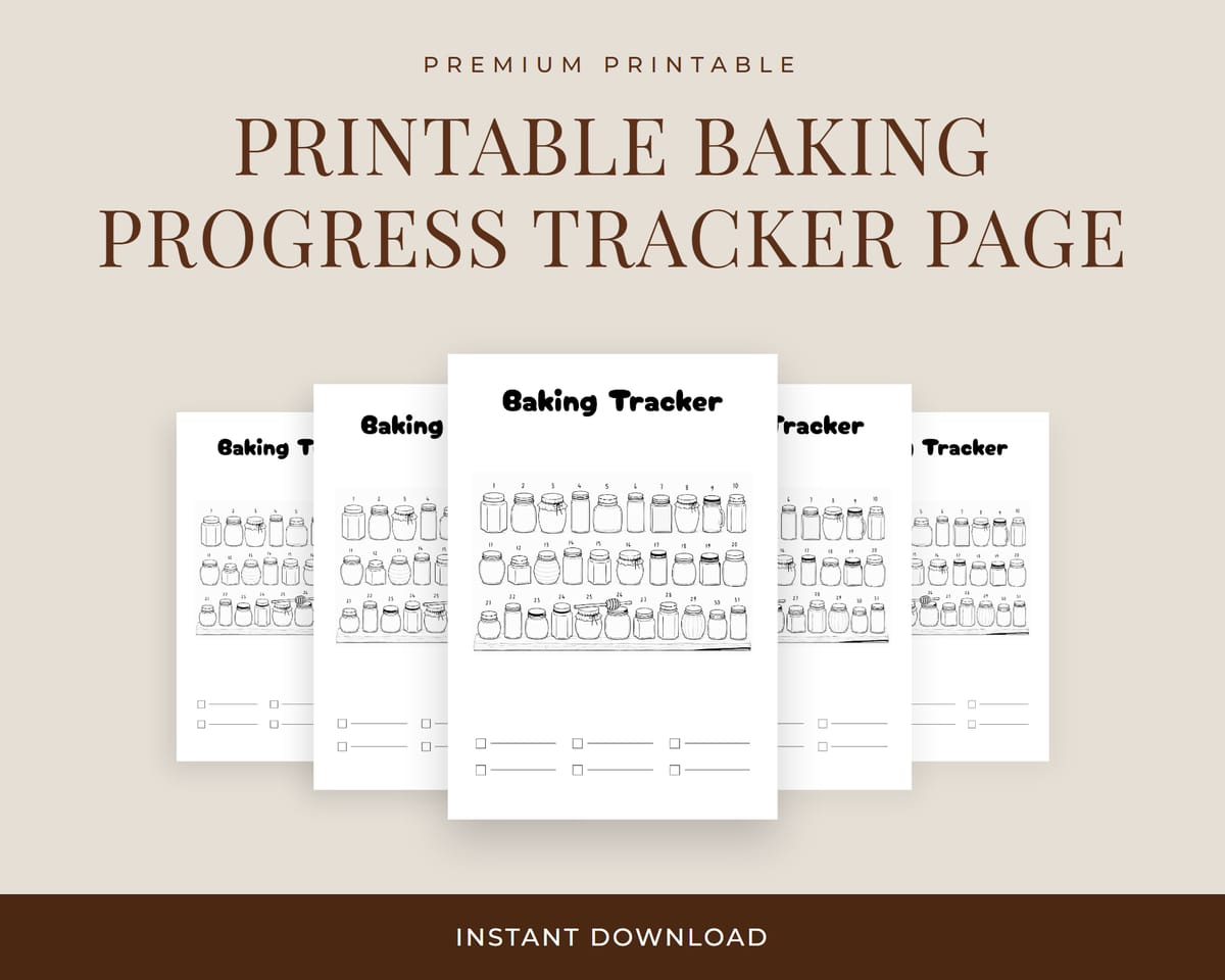 Baking Progress Tracker Page Hero