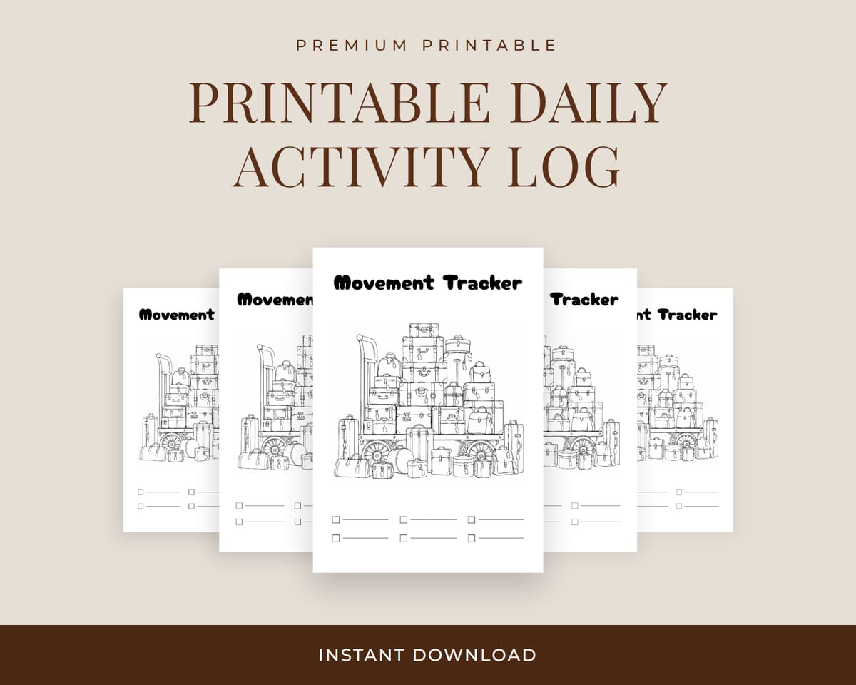 Daily Activity Log Hero