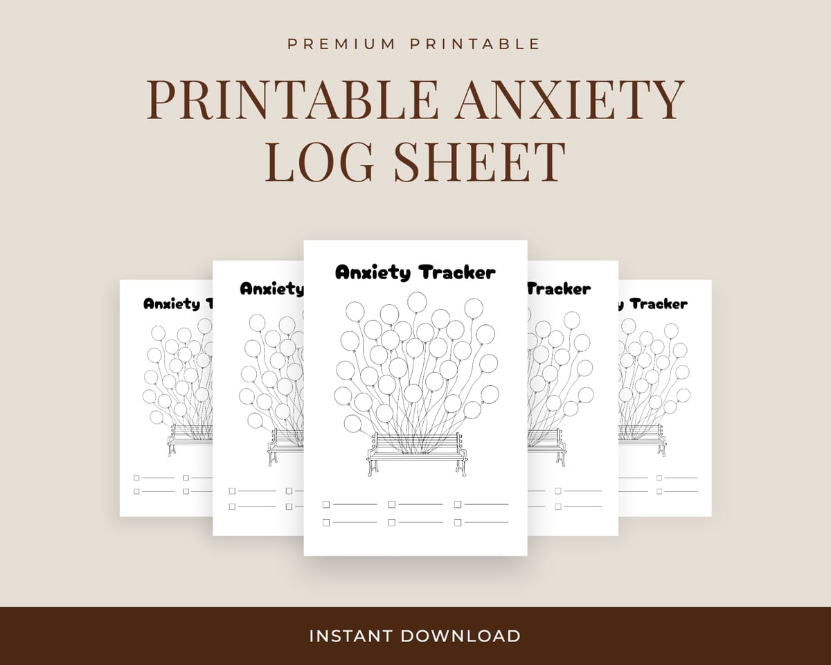 Anxiety Log Sheet Hero