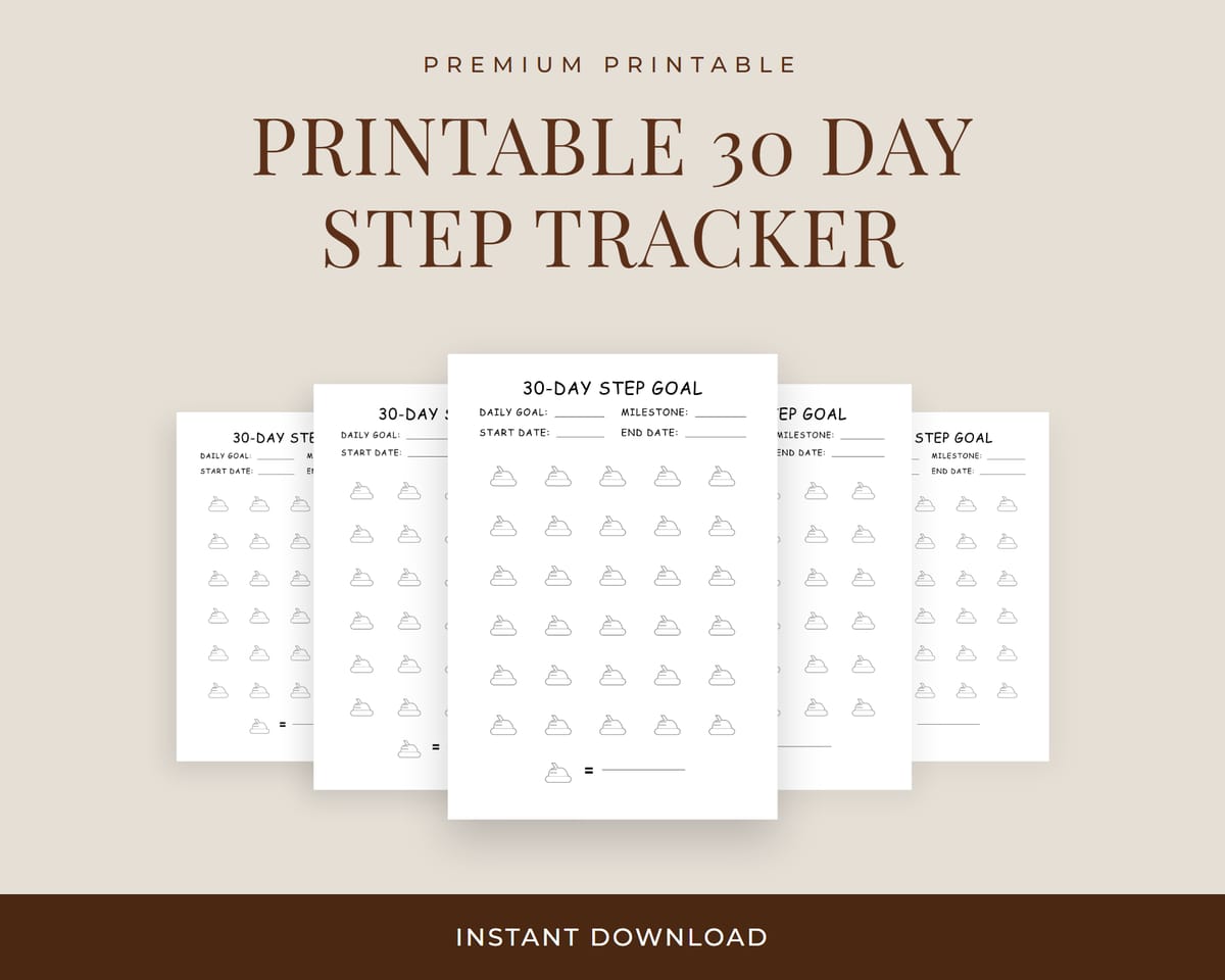 30 Day Step Tracker Hero