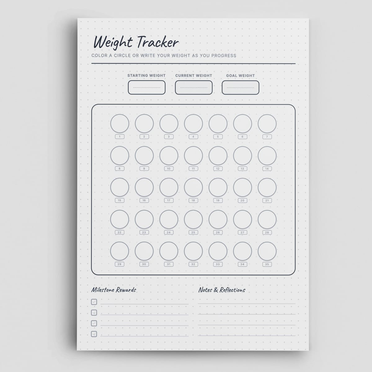 Weight Tracker Hero