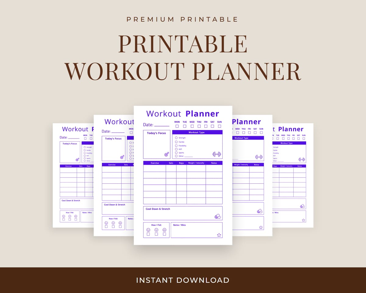 Workout Planner Hero