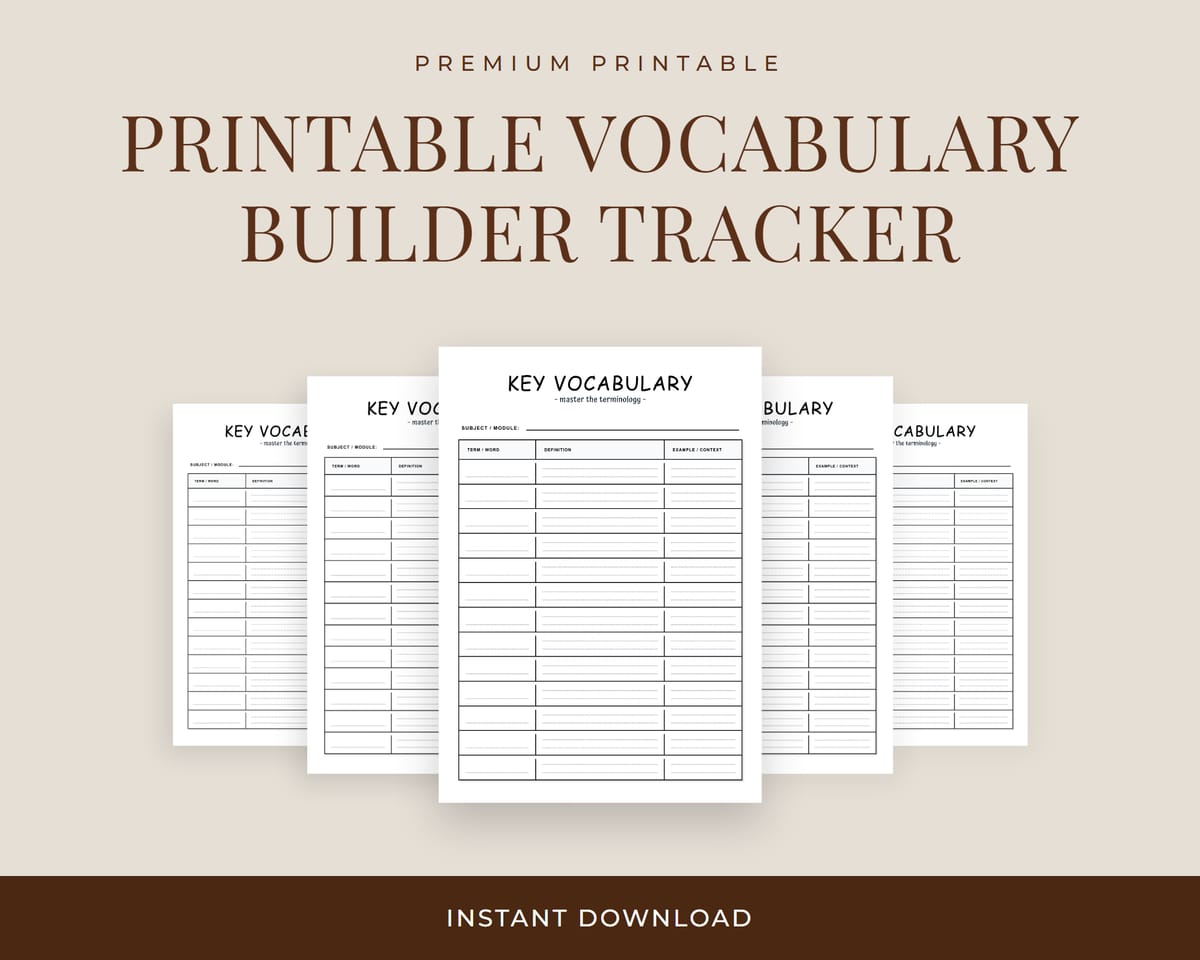 Vocabulary Builder Tracker Hero