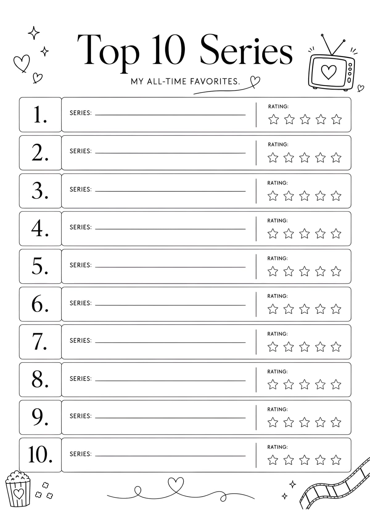 Top 10 Series Layout